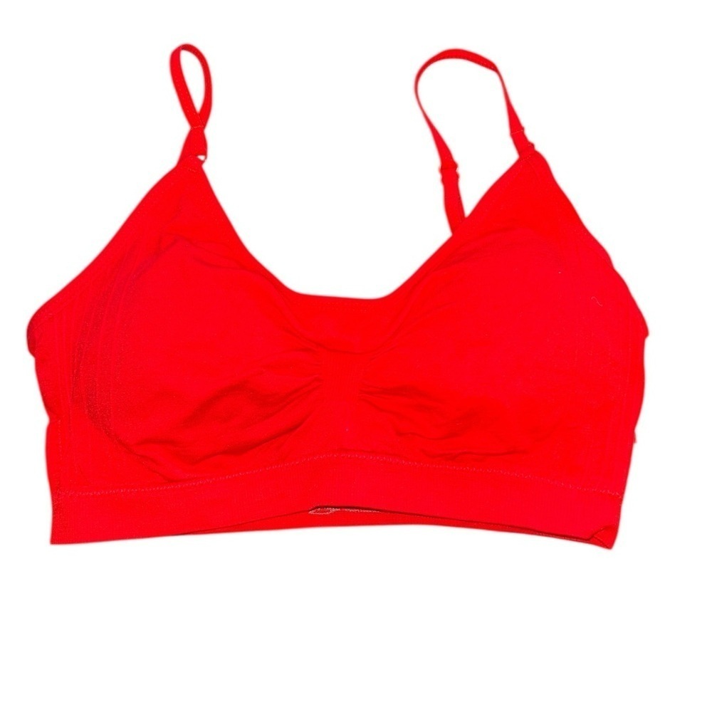 Angelina Red Padded Bralette OS NWOT